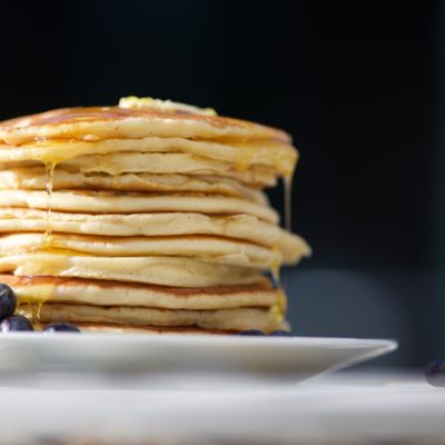 Photo of stack of pancakes